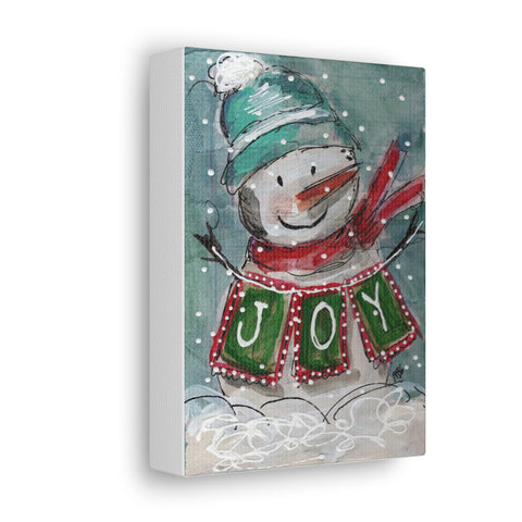 Mixed Media Snowman 5x7