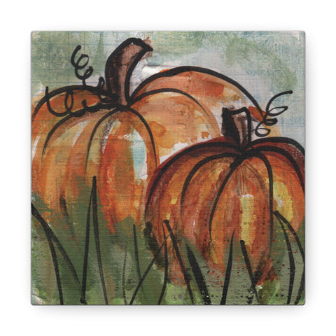 Mixed Media Pumpkin 6x6