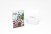 Religious Note Card or Greeting Card with Church