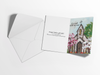 Religious Note Card or Greeting Card with Church