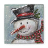 Mixed Media Snowman 6x6