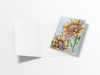 Sunny Sunflowers Note Card or Greeting Card