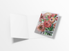 Pink Ranunculus Flower Bouquet Note Card or Greeting Card