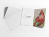 Vintage Collage Cardinal 02 Note Card or Greeting Card