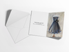 Off-Shoulder Party Dress Note Card or Greeting Card