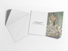 Elegant White Tutu Note Card or Greeting Card