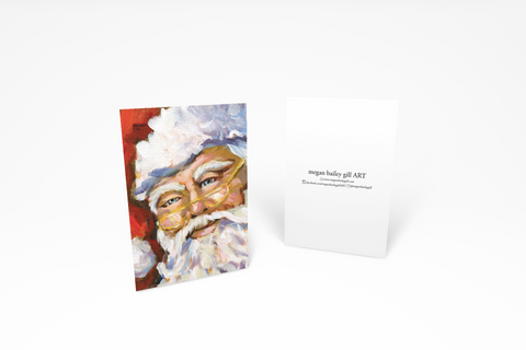 Vintage Santa 03 Note Card or Greeting Card