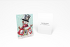 Joyful Snowman 03 Note Card or Greeting Card