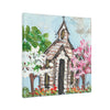 Spring Church Canvas Photo Tile