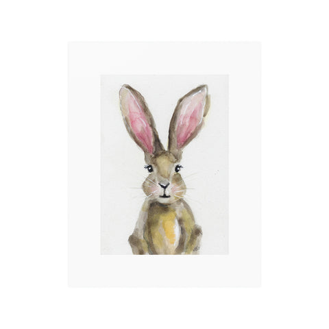 Bunny with Watercolor