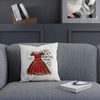 Red Checkered Dress Pillow - You are Wonderfully Made