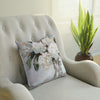 White Hydrangea Pillow